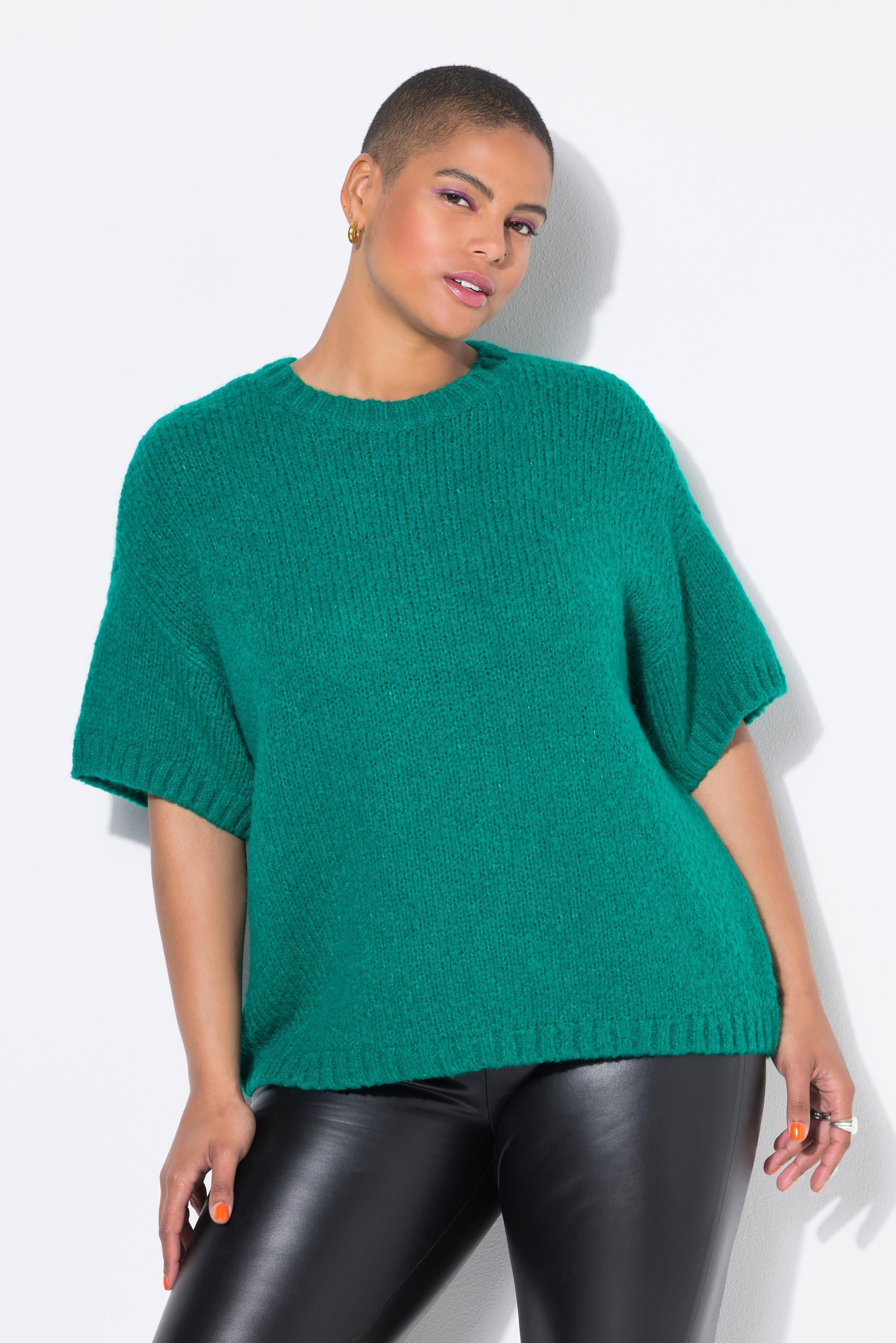 Studio Untold Pull Oversize Maille Fantaisie Manches Courtes  