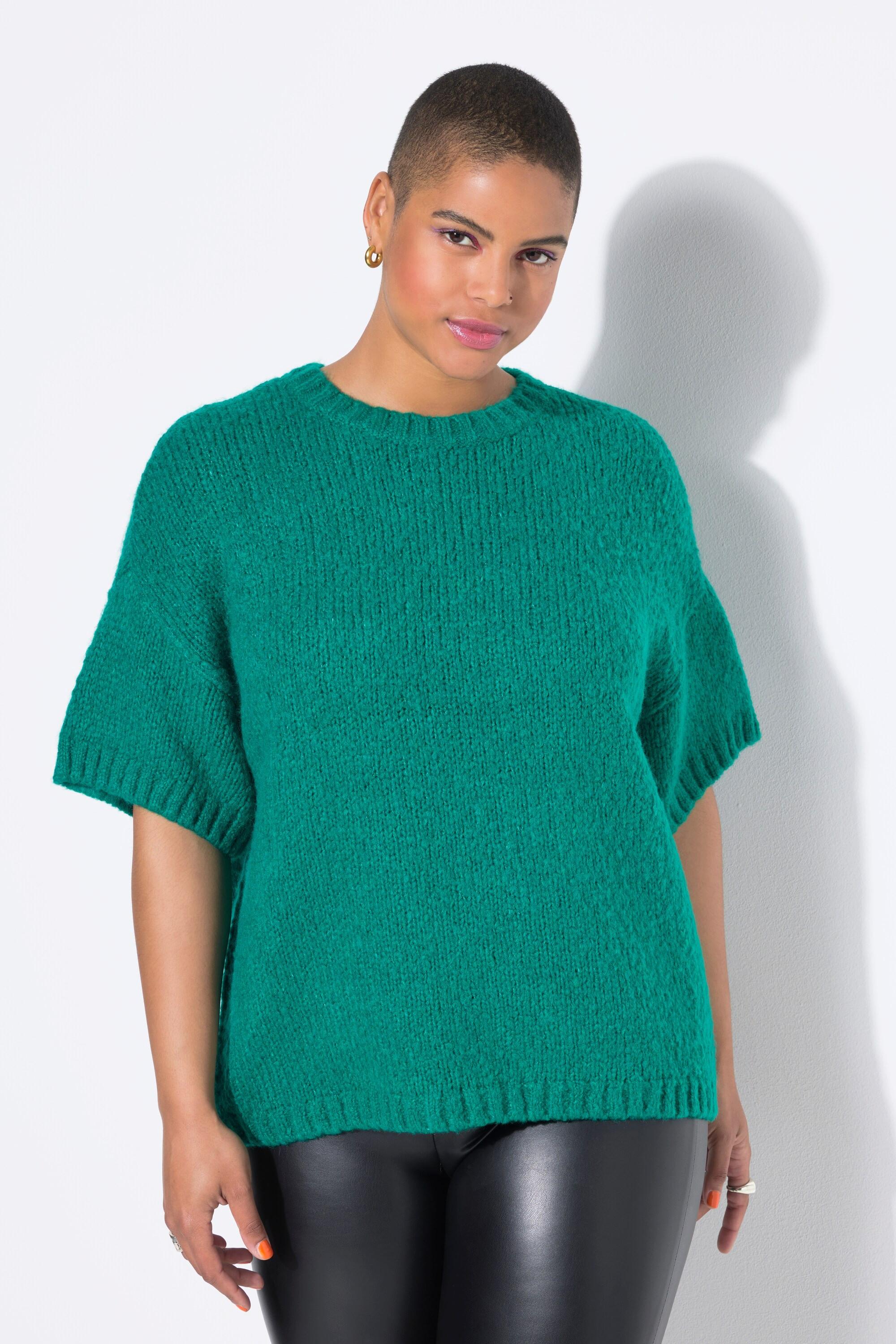 Studio Untold Pull Oversize Maille Fantaisie Manches Courtes  