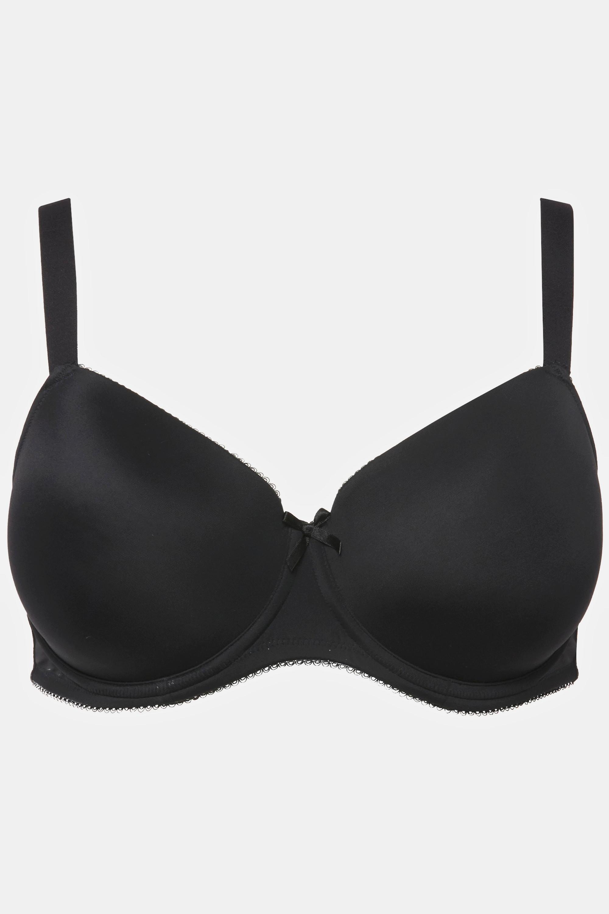 Ulla Popken  Reggiseno con ferretto, coppe morbide e coppa B-D# 