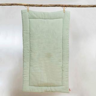 PAPATE  Grüne Steppdecke aus Bio-Baumwolle 