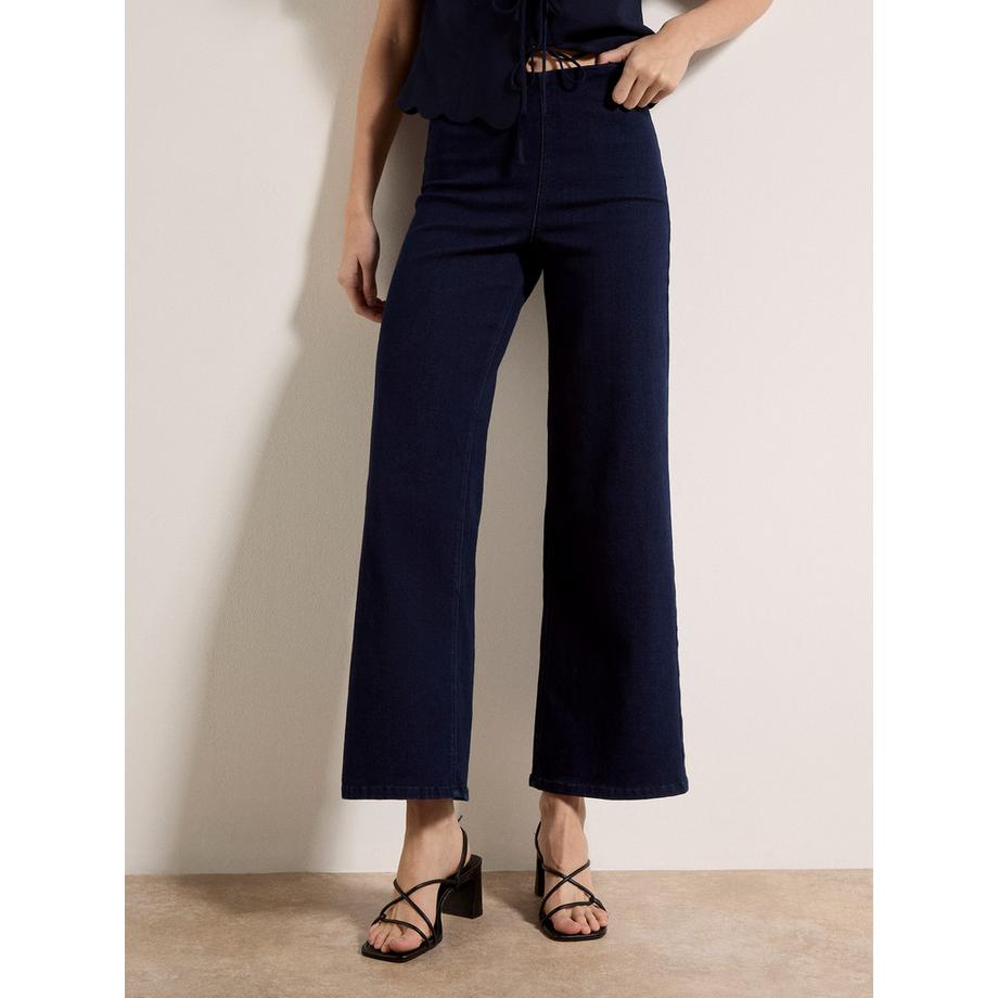 APRICOT Zara Jeans mit weitem Bein und elastischem Bund  