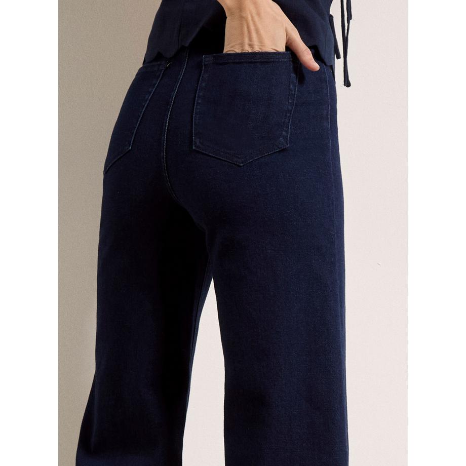 APRICOT Zara Jeans mit weitem Bein und elastischem Bund  