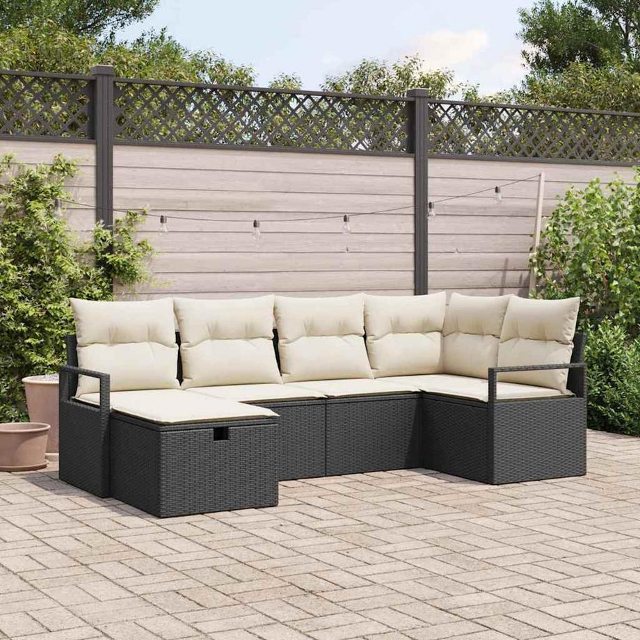 VidaXL Gartensofa-set poly-rattan  
