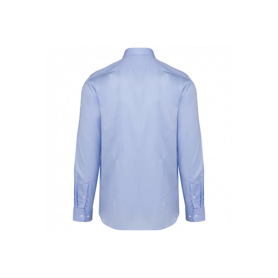 Kariban Oxford Pinpoint Camicia a Maniche Lunghe  