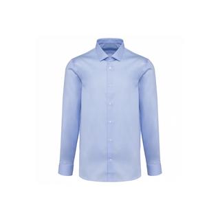 Kariban Oxford Pinpoint Camicia a Maniche Lunghe  