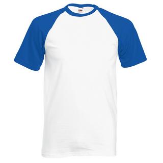 Fruit of the Loom Baseball Kurzarm T-Shirt  