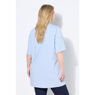 Studio Untold T-shirt long Col Rond Manches Courtes Coupe Longue  