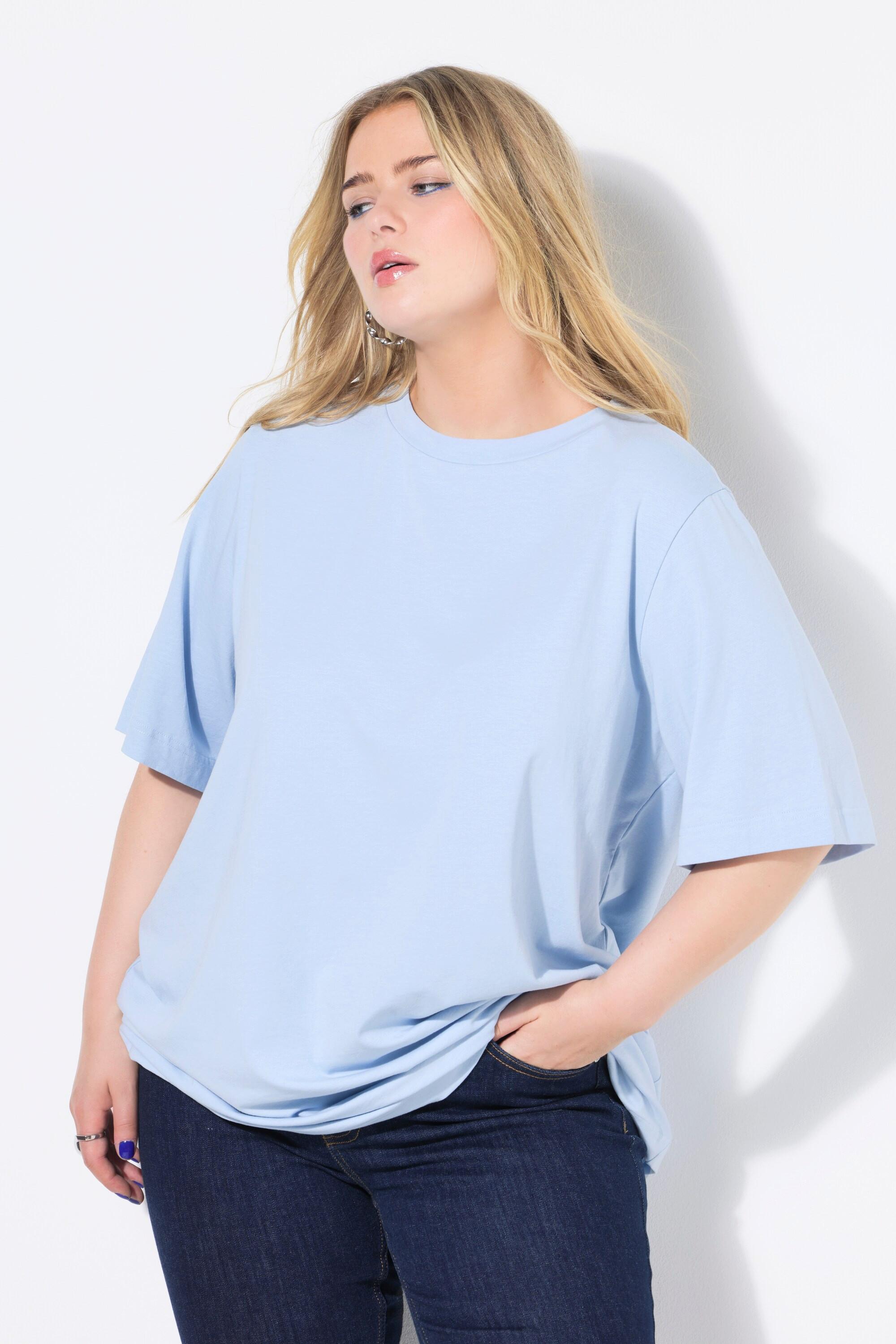 Studio Untold T-shirt long Col Rond Manches Courtes Coupe Longue  