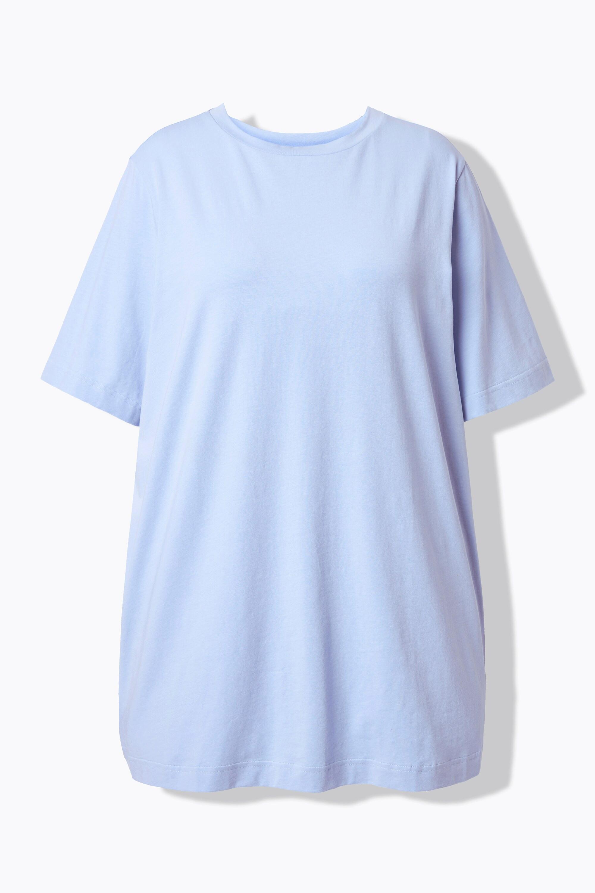 Studio Untold T-shirt long Col Rond Manches Courtes Coupe Longue  