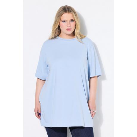 Studio Untold T-shirt long Col Rond Manches Courtes Coupe Longue  