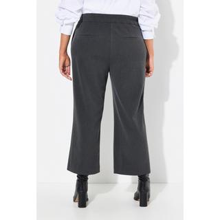 Ulla Popken Culottes Gamba Larga Vita Elastica Viscosa Stretch  