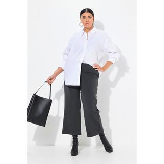 Ulla Popken Culottes Gamba Larga Vita Elastica Viscosa Stretch  