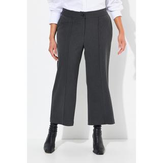 Ulla Popken Culottes Gamba Larga Vita Elastica Viscosa Stretch  