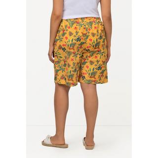 Ulla Popken  Hybrid-Shorts, Tropical, Mikrofaser 