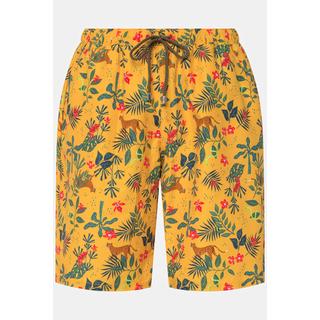 Ulla Popken  Hybrid-Shorts, Tropical, Mikrofaser 