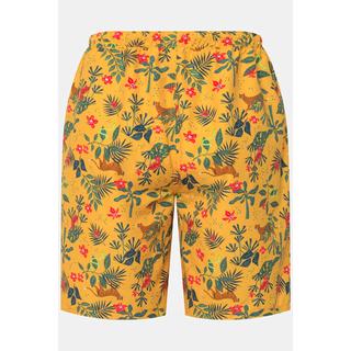 Ulla Popken  Hybrid-Shorts, Tropical, Mikrofaser 