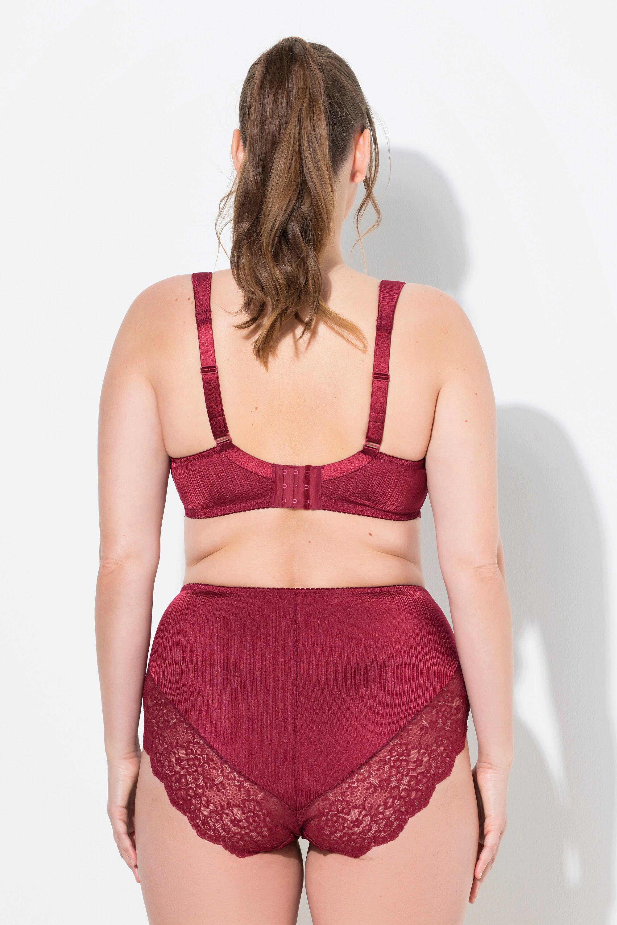 Ulla Popken Soutien-gorge à armatures bonnets souples satin dentelle  