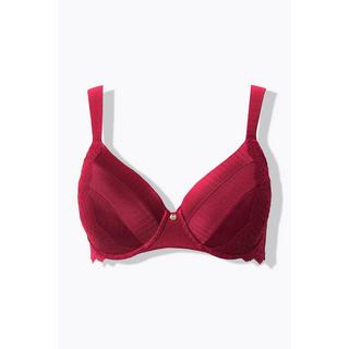 Ulla Popken Soutien-gorge à armatures bonnets souples satin dentelle  