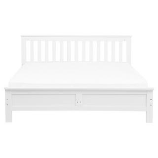 Beliani Bett mit Lattenrost aus Kiefernholz Klassisch MAYENNE  