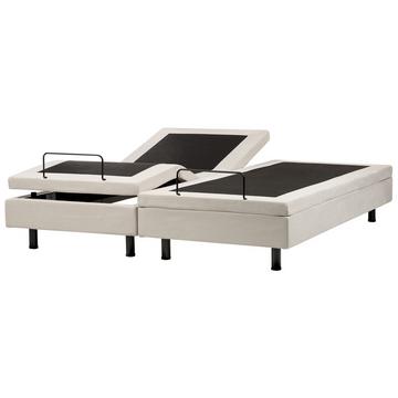 Verstellbares Bett ohne Kopfteil aus Stoff Modern DUKE II