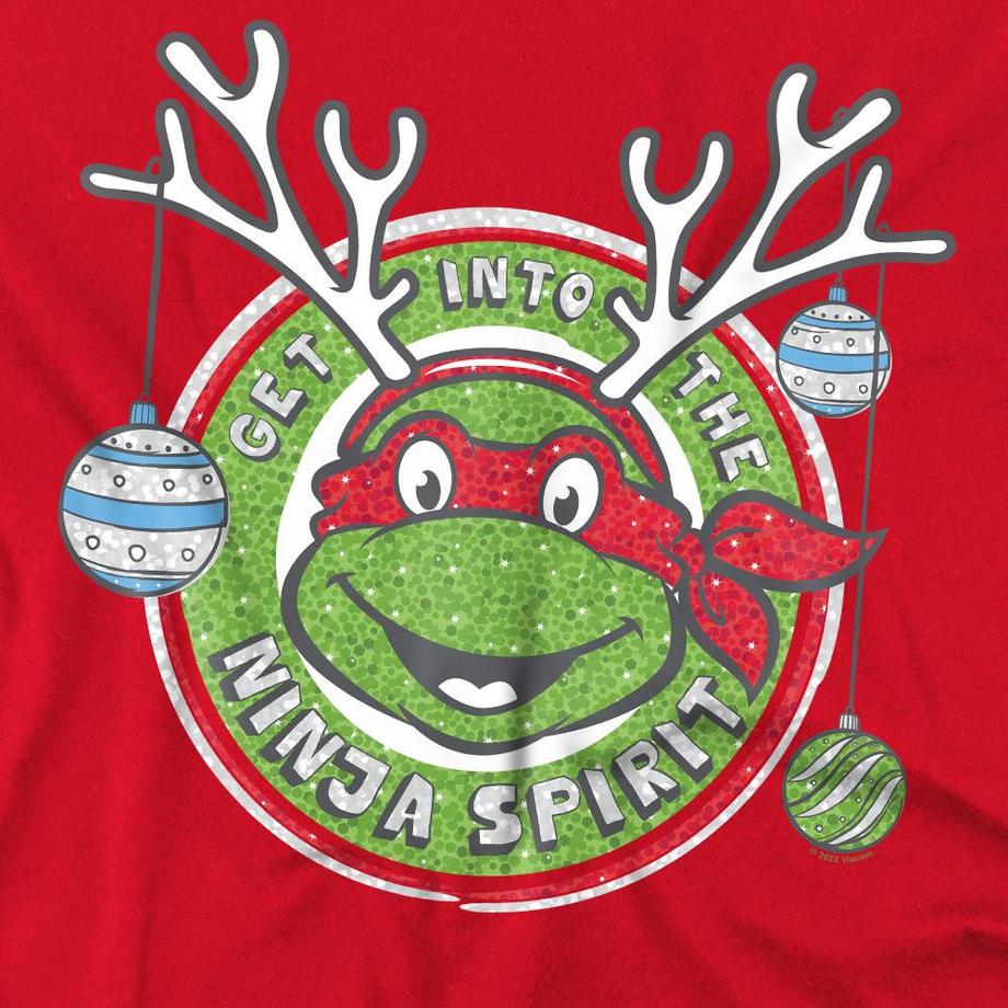 TEENAGE MUTANT NINJA TURTLE  Into The Ninja Spirit Maglietta Natale 