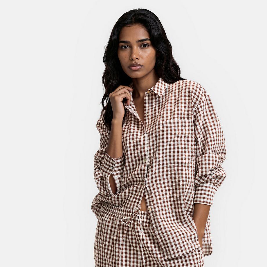 La Redoute Collections Pyjama en vichy seersucker  