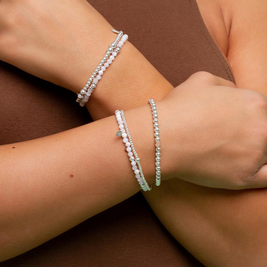 Balibay  Jumuna Armbänder vereint als Bundle mit Mondsteinen 