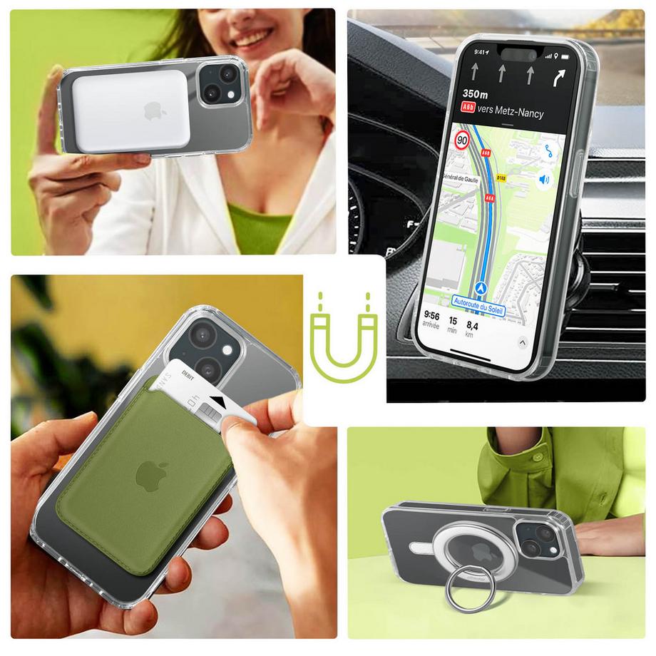 Avizar  Coque MagSafe iPhone 15 Moxie 