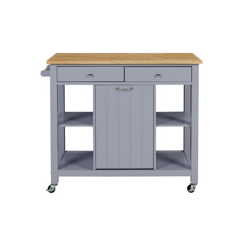 Vente-unique Küchenwagen Servierwagen Holz Haley  