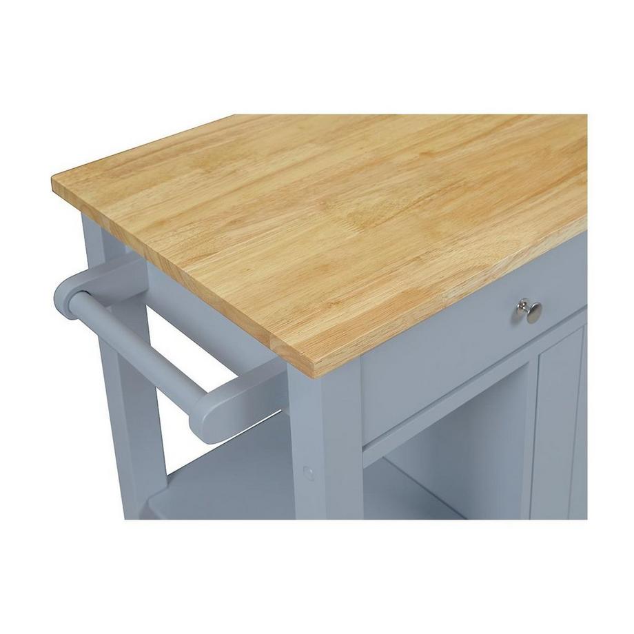 Vente-unique Küchenwagen Servierwagen Holz Haley  