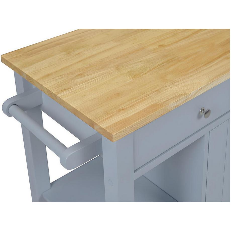 Vente-unique Küchenwagen Servierwagen Holz Haley  