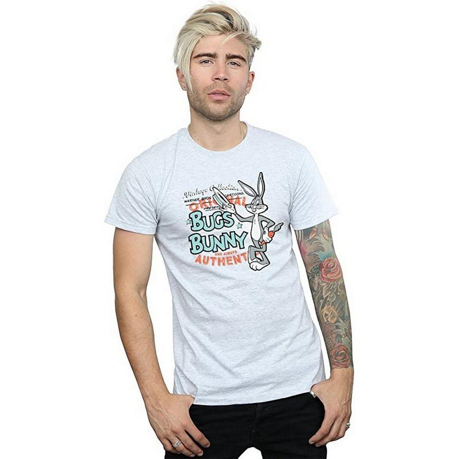 LOONEY TUNES Bugs Bunny Imprimé Graphique T-Shirt Manches Courtes  