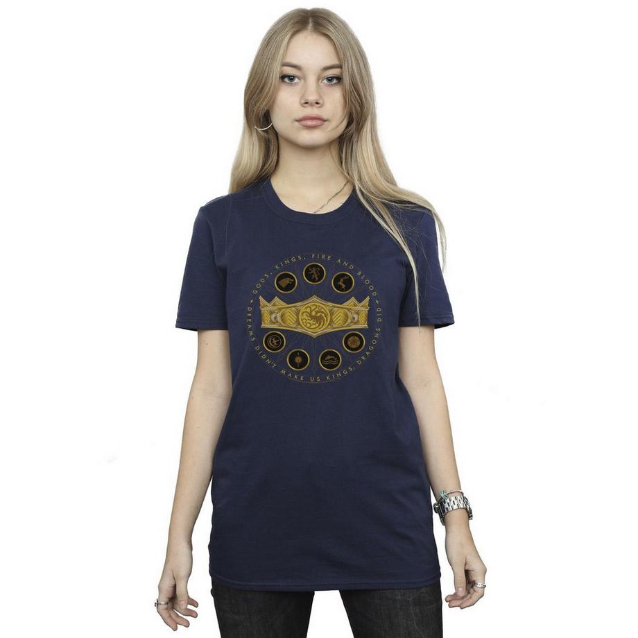 Game of Thrones Gods Kings Fire And Blood T-Shirt  