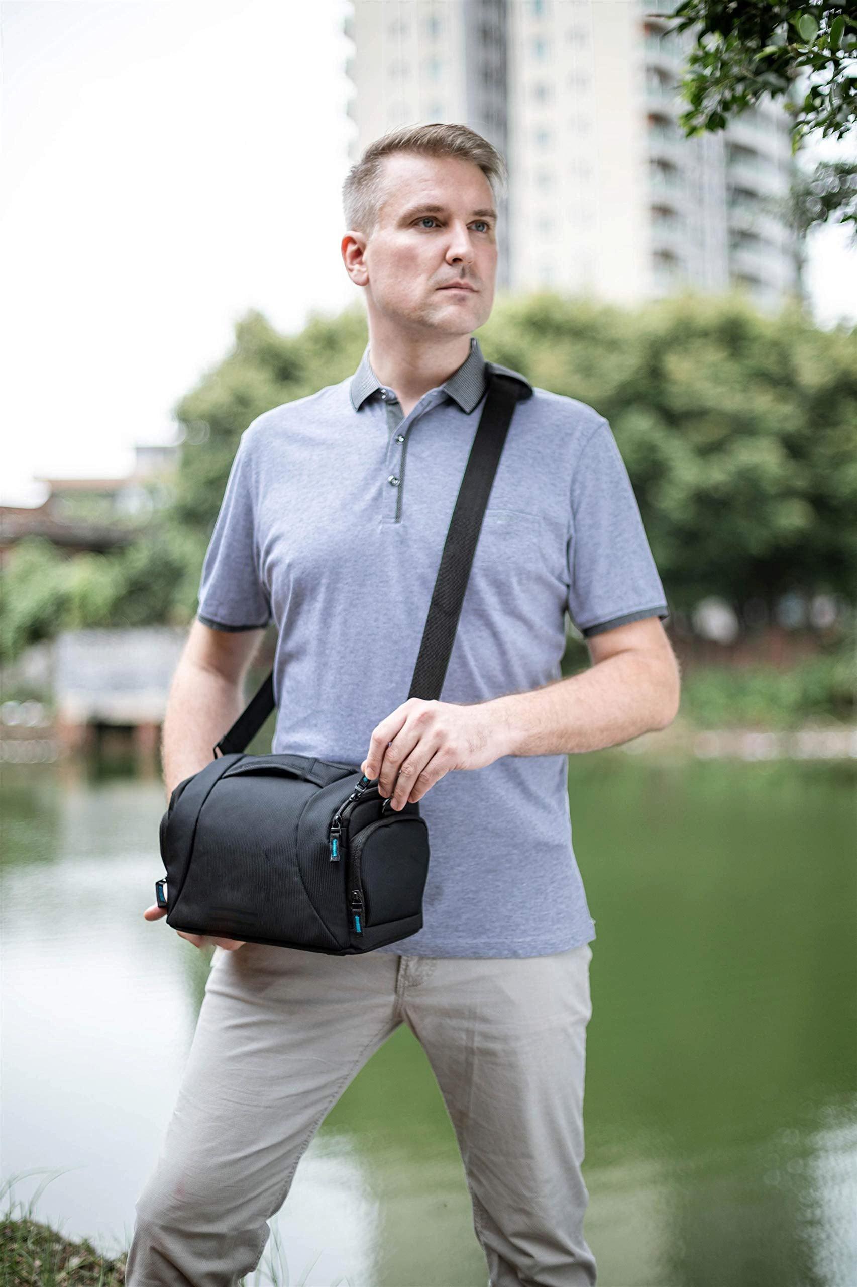 Only-bags.store Easy SLR XL Borsa Fotografica per Fotocamere Reflex  