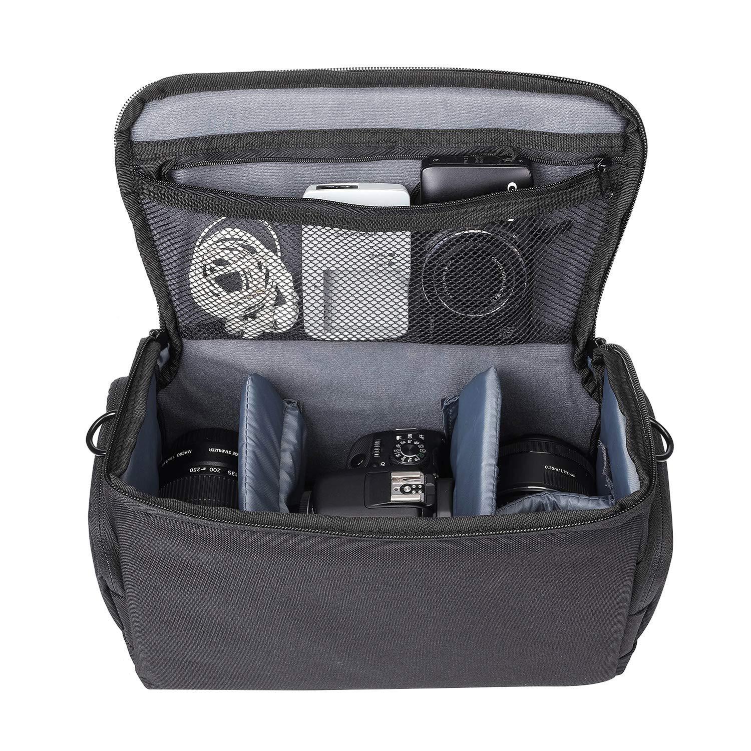 Only-bags.store  Fototasche für Spiegelreflexkameras Easy SLR XL große Kameratasche SLR-Kamera für Gehäuse und 3 Objektive 