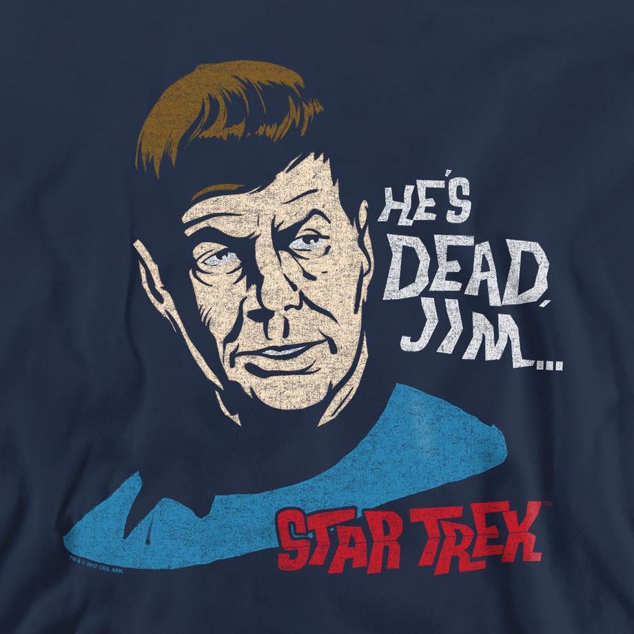 Star Trek Sweat He's Dead Jim  
