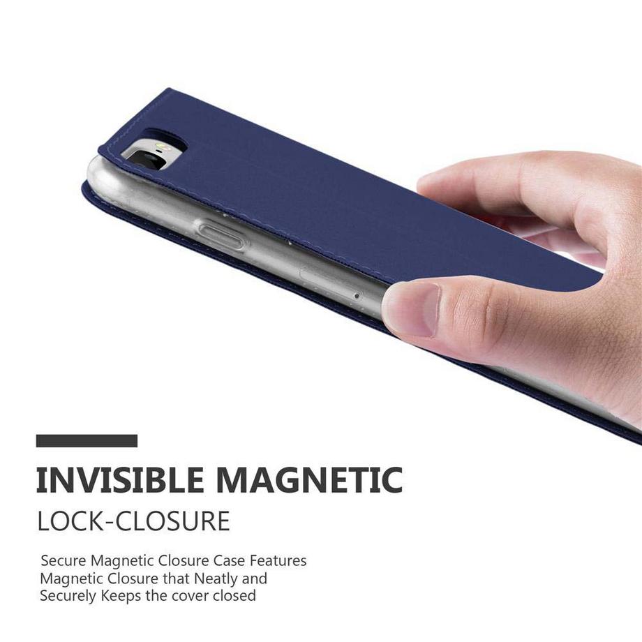 Cadorabo  Hülle für Apple iPhone 7 PLUS  7S PLUS  8 PLUS Magnetverschluss, Kartenfach 