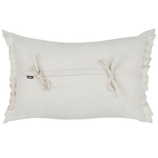 Beliani Lot de 2 coussins décoratifs en Lin Traditionnel SASSAFRAS  