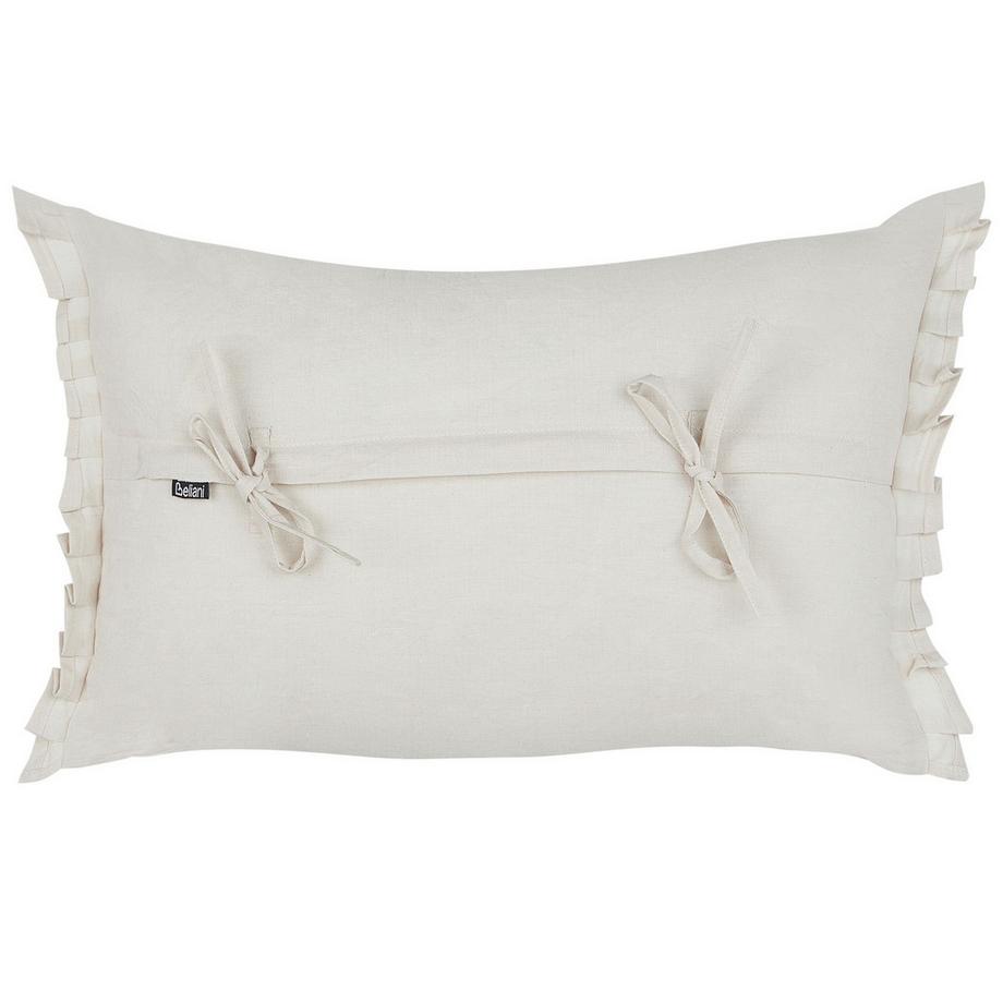 Beliani Set di 2 cuscini en Lino Classico SASSAFRAS  