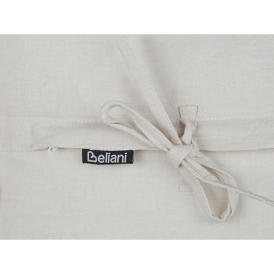 Beliani Set di 2 cuscini en Lino Classico SASSAFRAS  