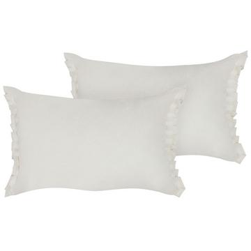 Lot de 2 coussins décoratifs en Lin Traditionnel SASSAFRAS