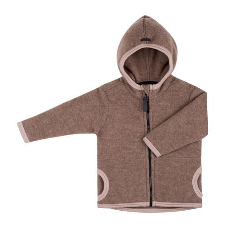 Pure Pure  Kinder Merino Fleecejacke walnuss 