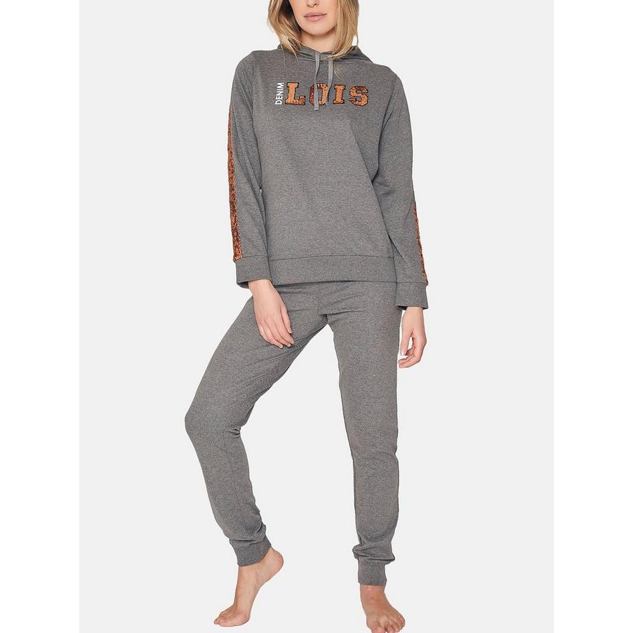 Pyjamas Homewear Hosen Sweat Kapuze Bright