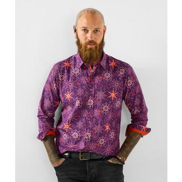 Hemd mit Schneeflockenmuster