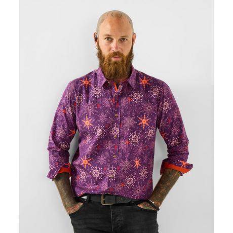 Joe Browns Hemd mit Schneeflockenmuster  