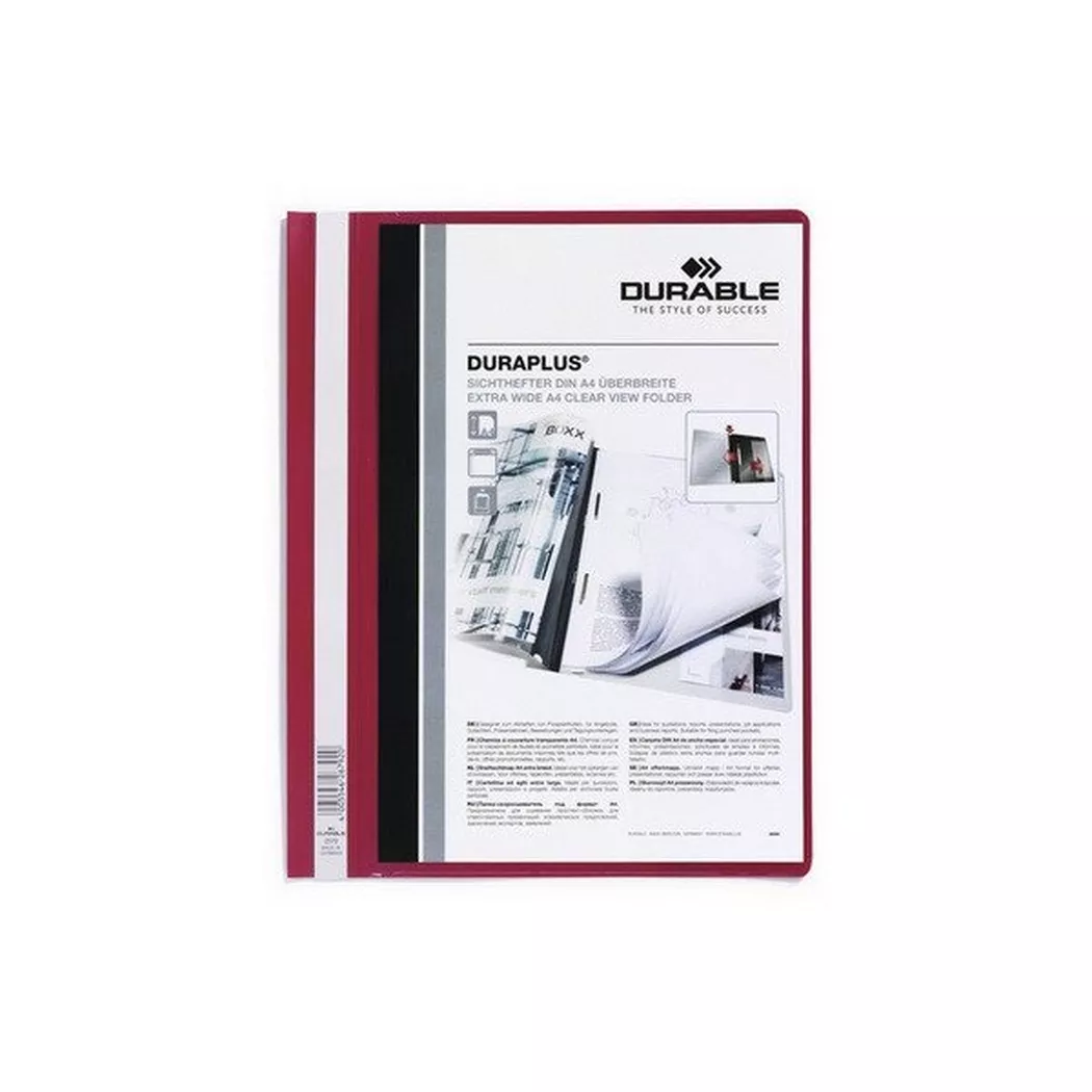 Durable DURAPLUS Project Folder Document Report File - 25 Pack - A4