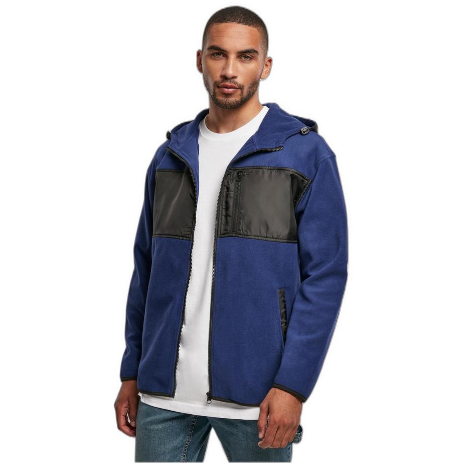 URBAN CLASSICS Micro Fleece Kapuzenjacke  