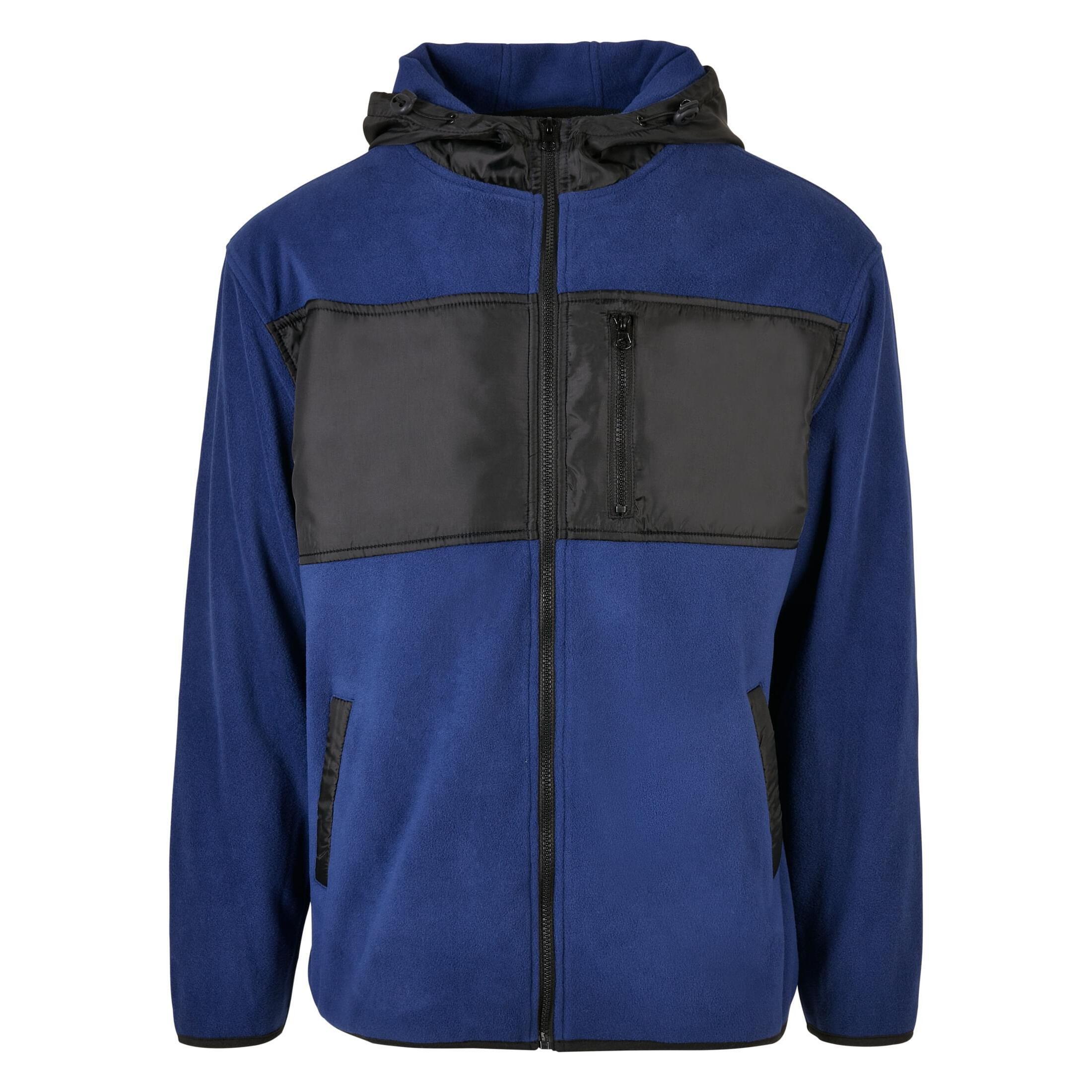 URBAN CLASSICS  fleece mit kapuze micro 