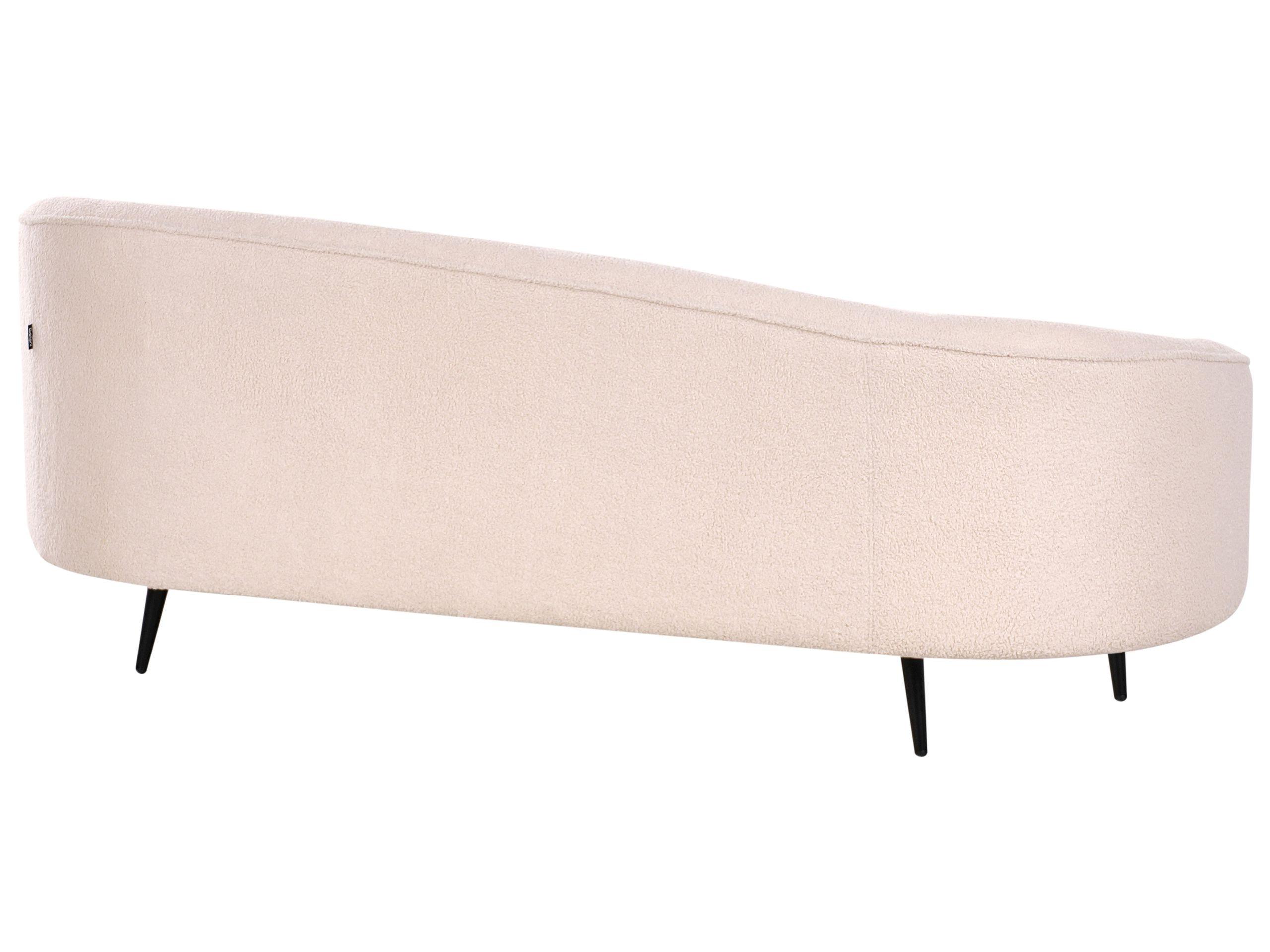 Beliani Canapé 3 places en Bouclé Glamour SAVAR  