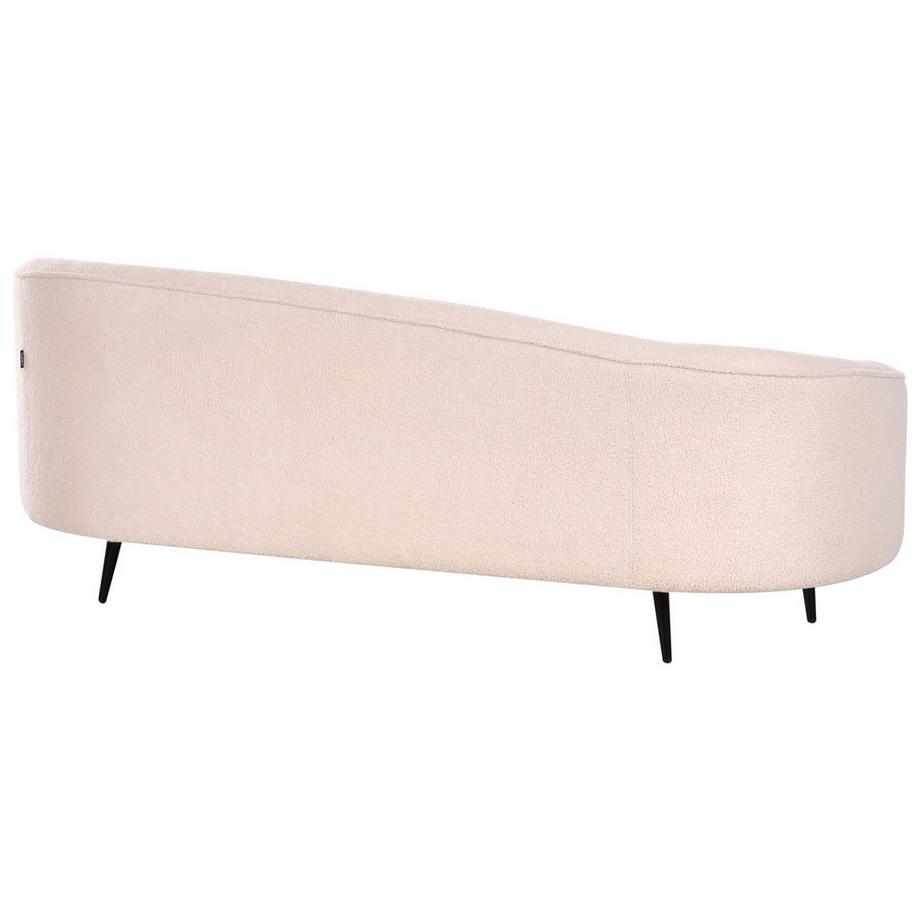 Beliani 3 Sitzer Sofa aus Bouclé Glamourös SAVAR  